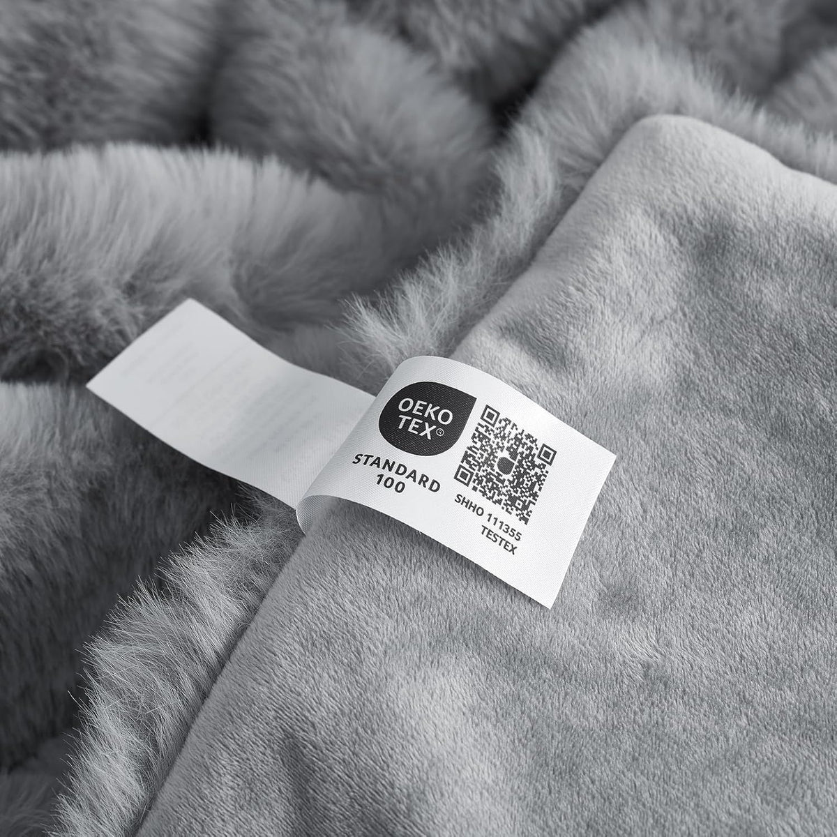 Cozy Bliss Faux Fur Throw Blanket for Couch, Fuzzy Soft Plush Thick Bubble Blanket for Sofa Bedroom