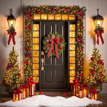 66FT 200 LED Christmas Lights Outdoor, Warm White String Lights for Outside with 8 Modes
