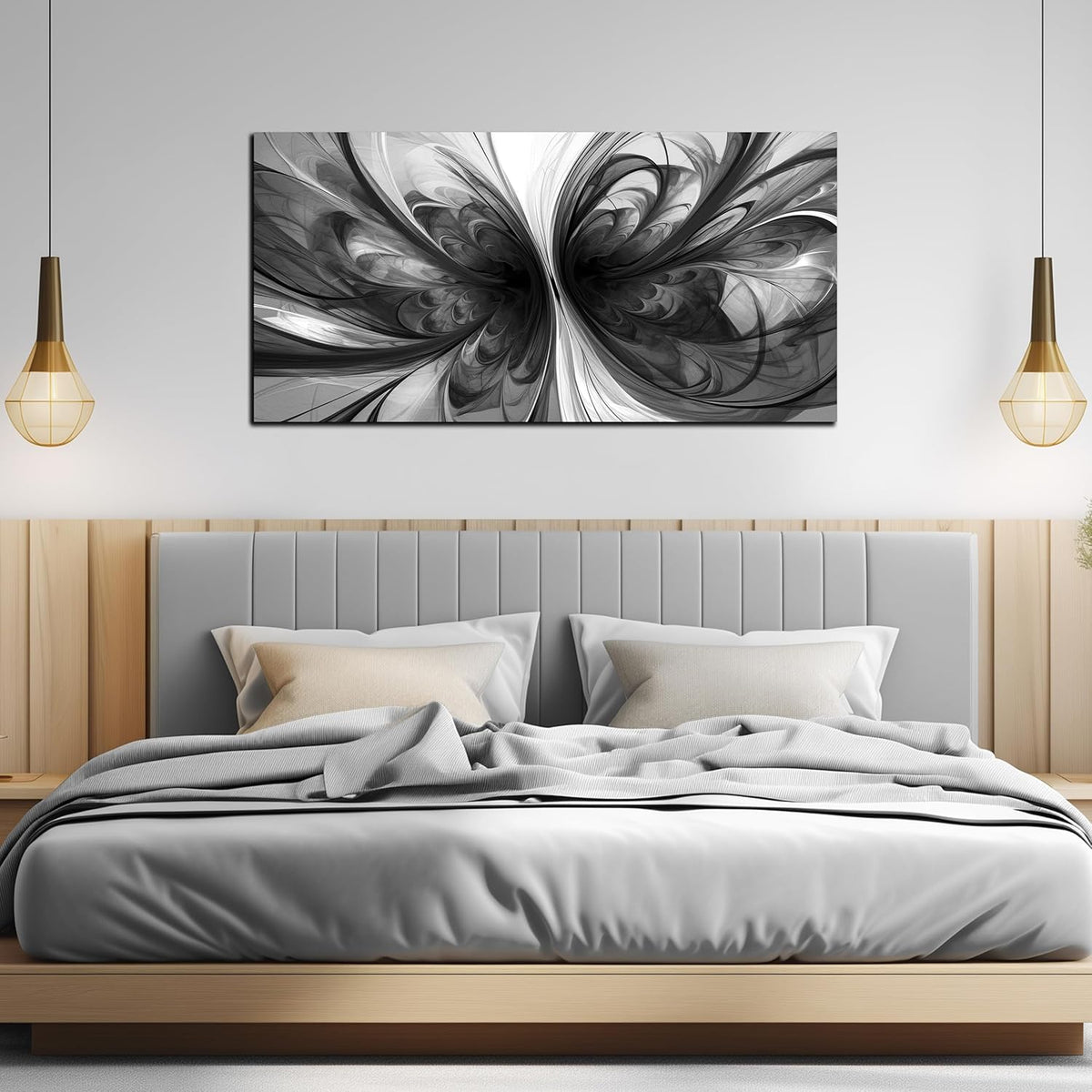 Black and White Pictures for Wall Abstract Art Wall Decor for Living Room Bedroom Office Wall Art