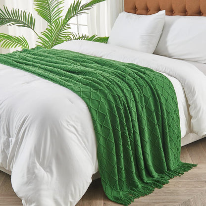 inhand Green Christmas Throw Blanket for Couch and Bed, Birthday Gifts for Women Teen Girl Friend