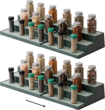 SIMPLEMADE 3-Tier Spice Rack Organizer - Versatile Storage Shelf for Kitchen, Bathroom, Bedroom &