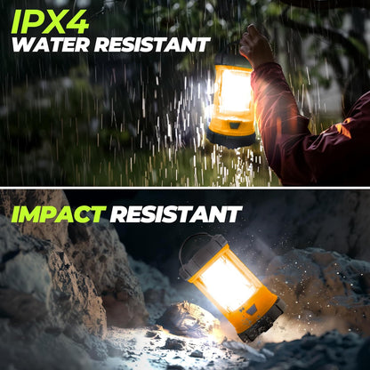 Rechargeable Camping Lantern, 3000LM 5 Light Modes Camping Light 4400 Capacity Phone Charger LED