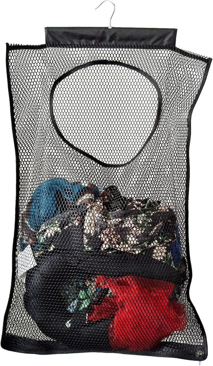 Hanging Mesh Laundry Hamper (30in*20in*2in) Large Dirty Clothes Bag, Can Be Used Behind The Door &
