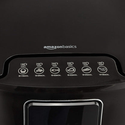 Amazon Basics 3.2 Quart 6-In-1 Air Fryer (Fry, Crisp, Roast, Bake, Reheat, Dehydrate), Non-Stick