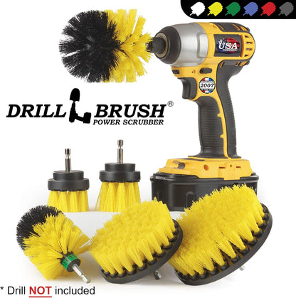 Drill Brush Attachments for Cleaning Shower, Bathroom, Grout, Tile, Bathtub, Bath Mat, Sink, Tile