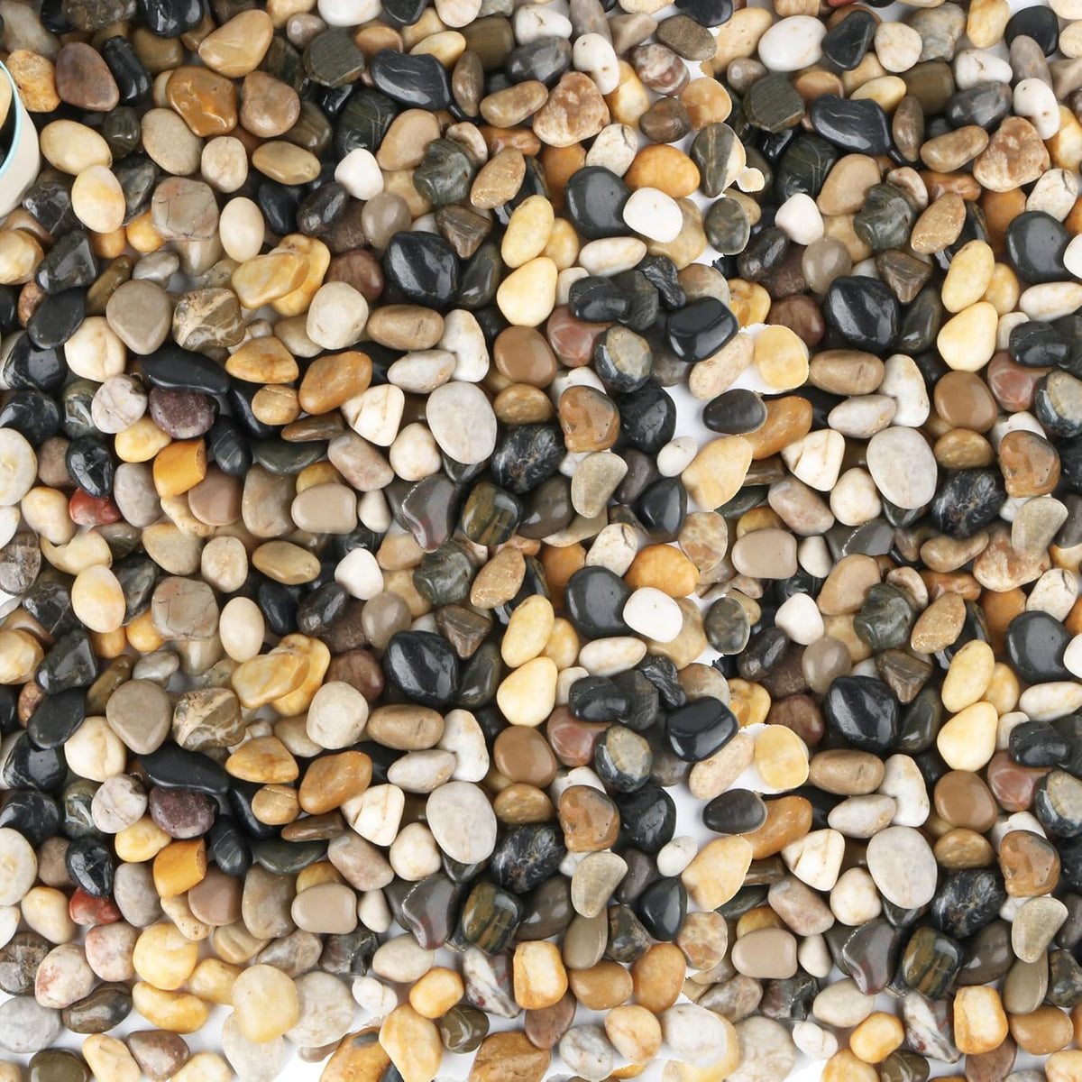 45lb Polished Pebbles for Plants Potting,Succulents Aquarium Fish Tank Vases-Decorative River Rocks