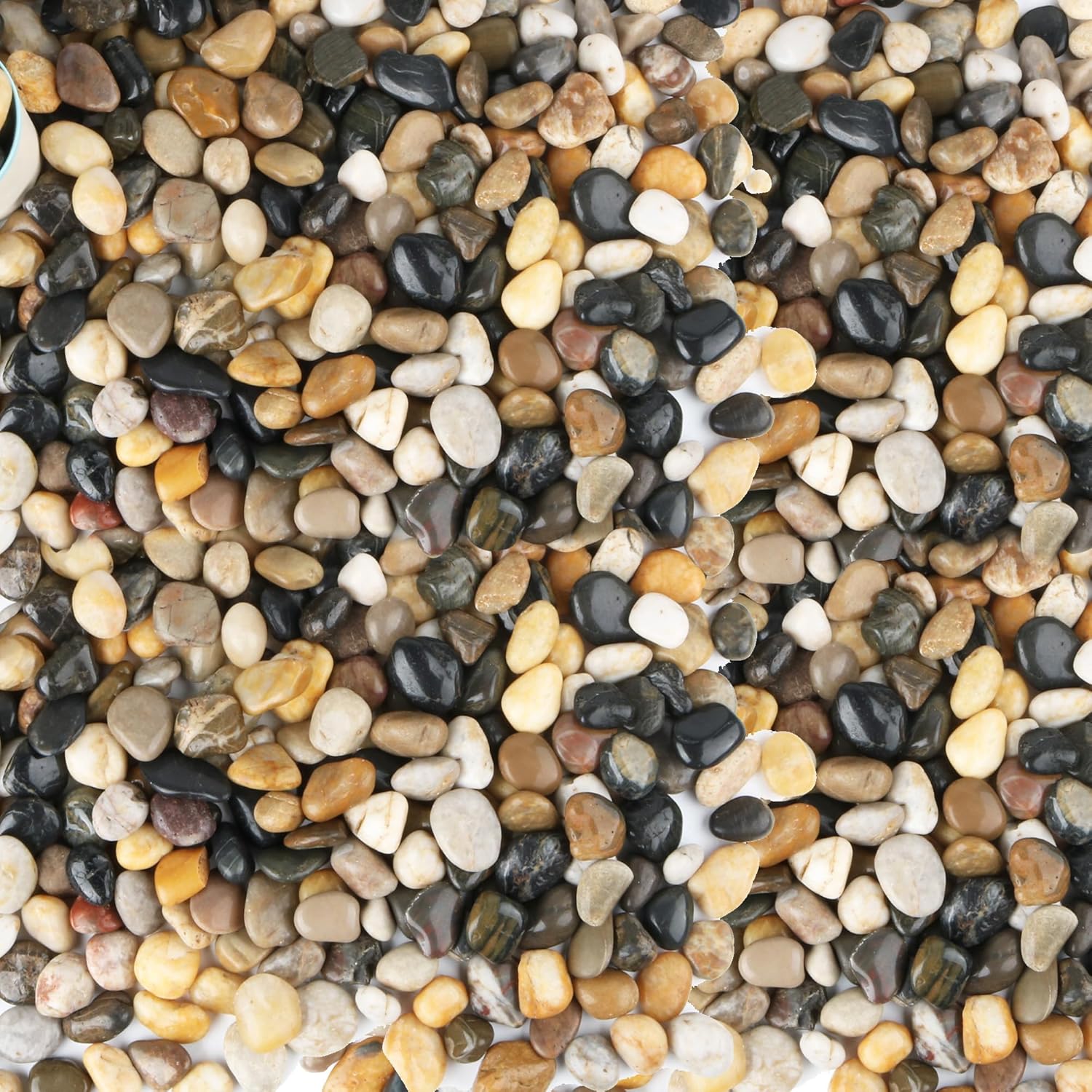45lb Polished Pebbles for Plants Potting,Succulents Aquarium Fish Tank Vases-Decorative River Rocks