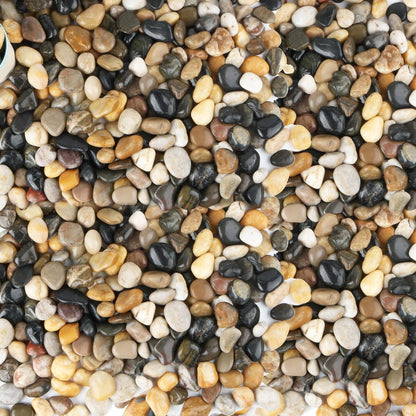 45lb Polished Pebbles for Plants Potting,Succulents Aquarium Fish Tank Vases-Decorative River Rocks