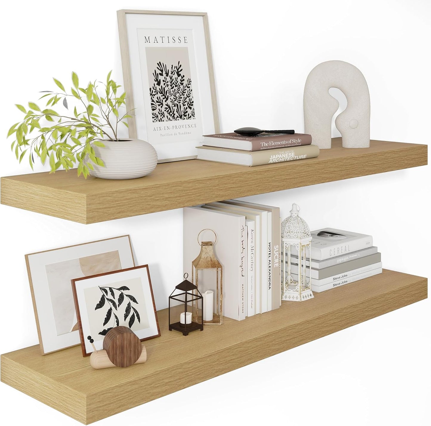 12 Inch Deep Floating Shelves 36 inch Long, 36 x 12 Wide Wall Shelves with Invisible Brackets