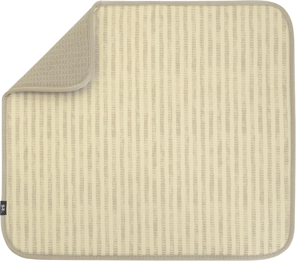 S&T INC. Dish Drying Mat, 16” x 18”, Absorbent Microfiber Kitchen Counter Mat, Dish Drying Pad for