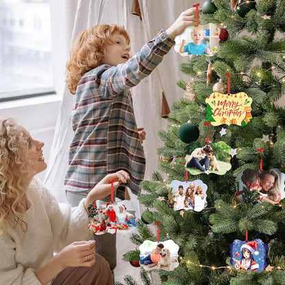 Personalized Christmas Ornaments 2025, Custom Photo Text Hanging Ornament Keepsake Gift for