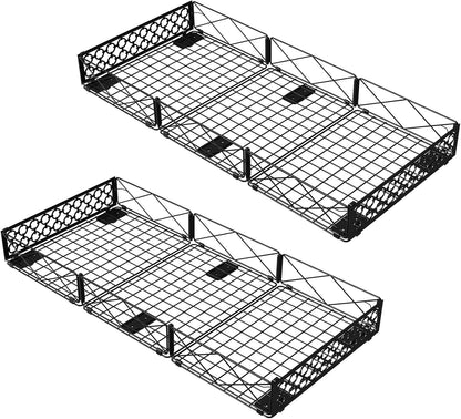 NADAMOO Large Under Bed Storage with Wheels, Low Profile Rolling Under Bed Storage