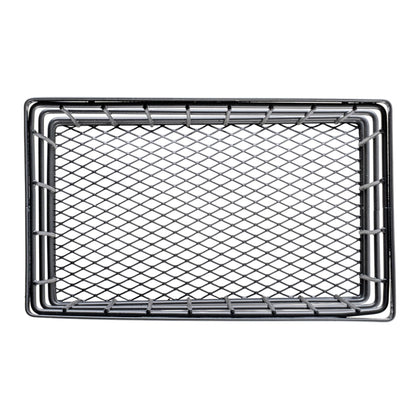 G.E.T. 7" x 4 1/4" Gray Rectangular Storage Metal Basket