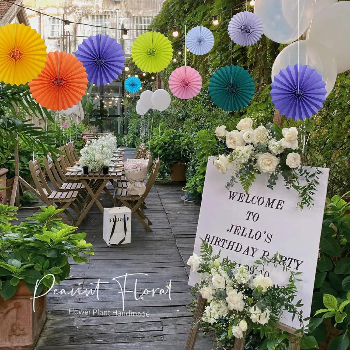 White Party Decorations,Wedding Decorations for Party Events Accessories,White Birthday