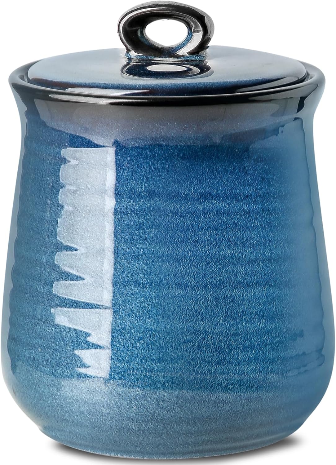 Hasense Ceramic Canister with Airtight Lid for Kitchen Counter, 88 Ounce Large Ceramic Food Storage