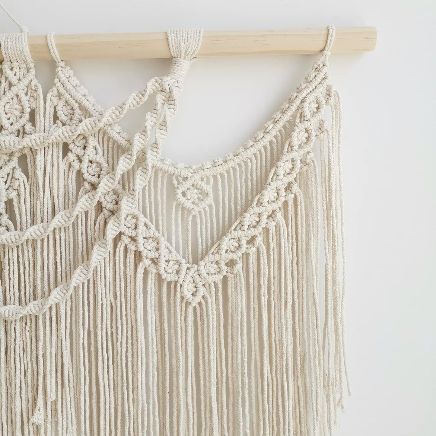 large macrame wall hanging - Boho Tapestry Macrame Wall Decor Art- Chic Bohemian Handmade Woven