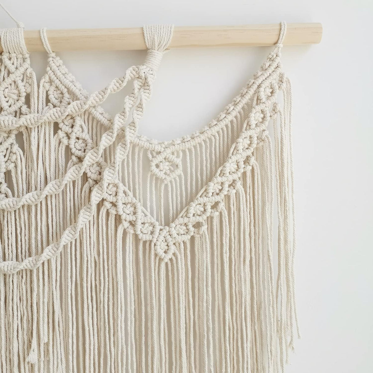large macrame wall hanging - Boho Tapestry Macrame Wall Decor Art- Chic Bohemian Handmade Woven