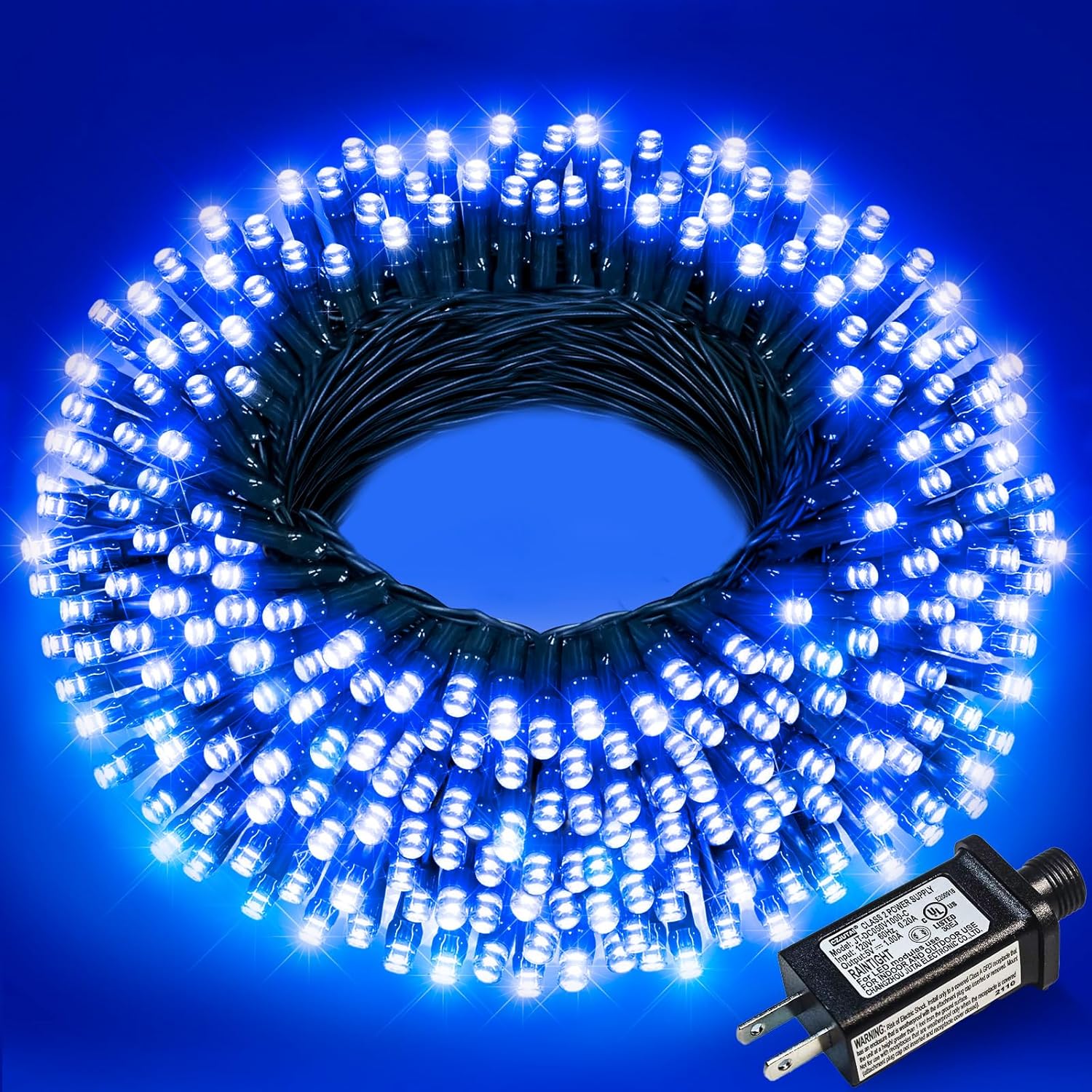 Christmas Lights Outdoor, 66FT 200 LED Christmas String Lights with 8 Modes Waterproof, Connectable