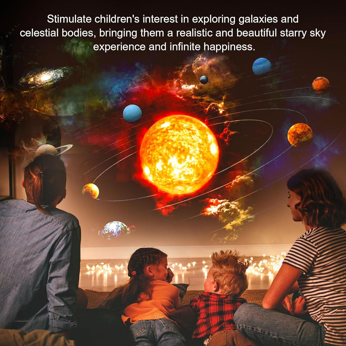 Galaxy Projector Pro for Bedroom, 13 in 1 Planetarium Star Projector with Solar System &