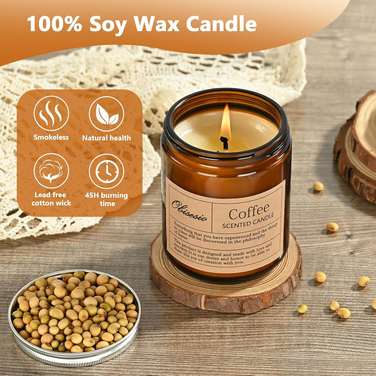 Scented Candles, Candles for Home Scented, 2Pack 14oz Bath and Body Works Candle for Women