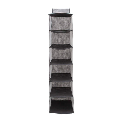 Simplify 6 Shelf Hanging Closet Organizer, Space Saver, Sweater & Clothing Shelves, Breathable