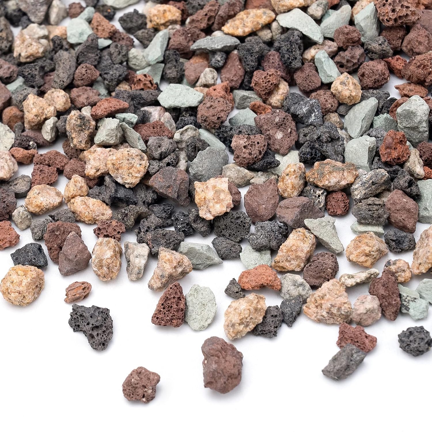 2.5lbs Small Rocks for Terrarium, Planters Drainage, 1/5 Inch Lava Rock for Bonsai Tree, Decorative