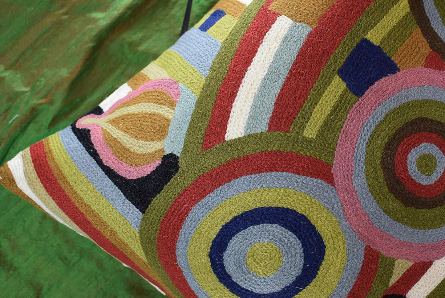 Hundertwasser Modern Pillow Cover Beloved Gardens Accent Outdoor Pillows Art Deco Couch Cushion
