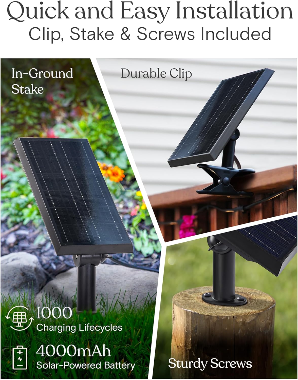 Brightech Ambience Pro 27-Ft Solar String Lights for Outside - Super Bright Remote Control Color