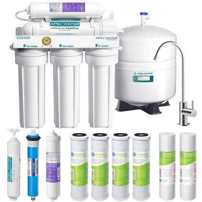 APEC Water Systems ROES-PH75 Essence Series Top Tier Alkaline Mineral pH+ 75 GPD 6-Stage Certified