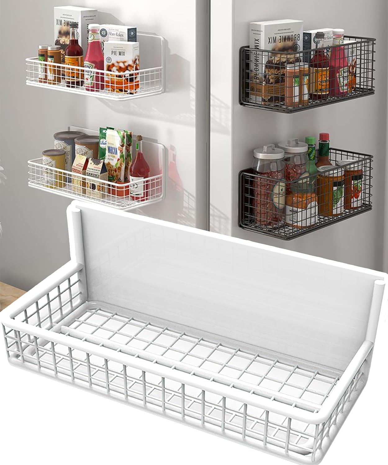 Magnetic Basket Magnetic Fridge Organizer Magnetic Pencil Holder Whiteboard Accessories Home