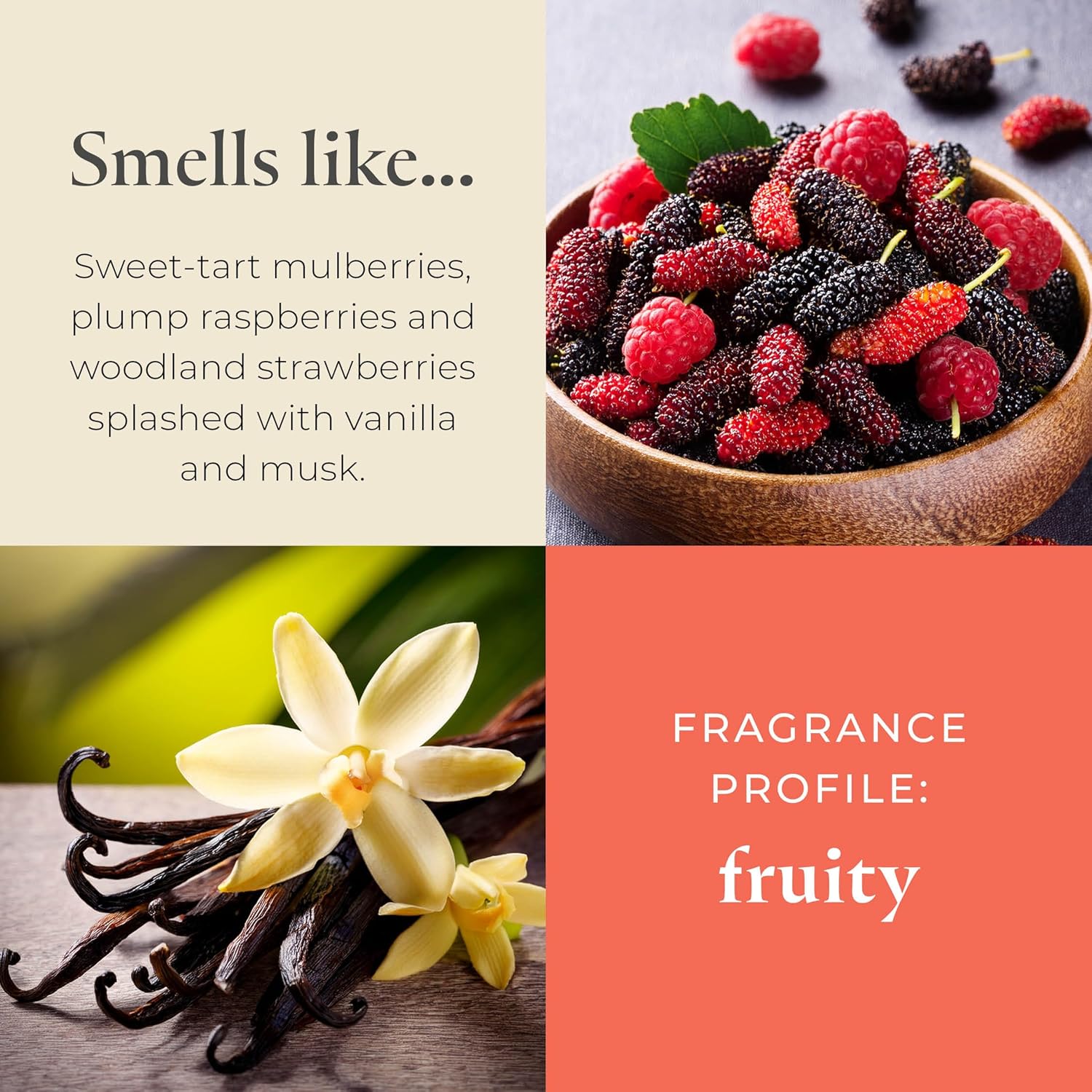 PartyLite Mulberry Scented, Notes of Tart Black Currant, Sweet Blackberry, Juicy Mulberry & Jewels