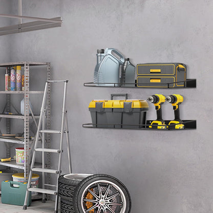 RedCall Heavy-Duty Wall Shelf, 2 Pack Garage Shelf, 23.5" x 12" Large Wall Mounted Shelves for