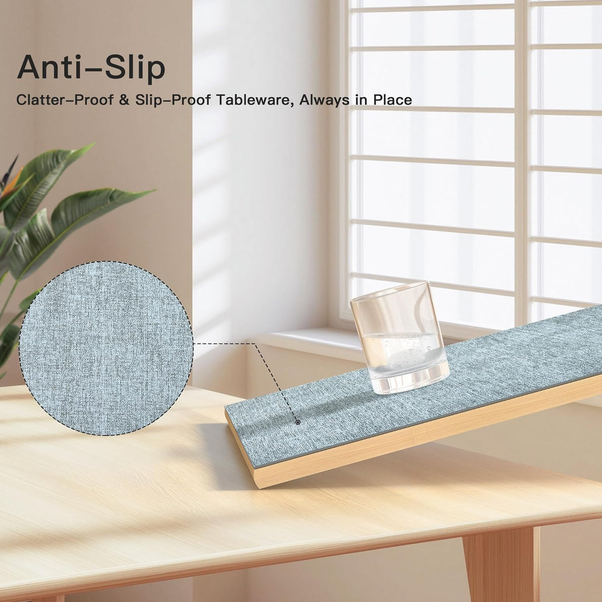 DOLOPL Placemats Set of 8, Reversible Wipeable & Heat Resistant Place Mats, Modern Faux Leather