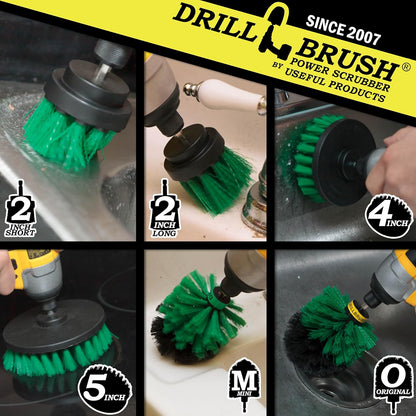 Cleaning Supplies - Kitchen Accessories - The Ultimate Kitchen Drill Brush Attachment Kit - Crock