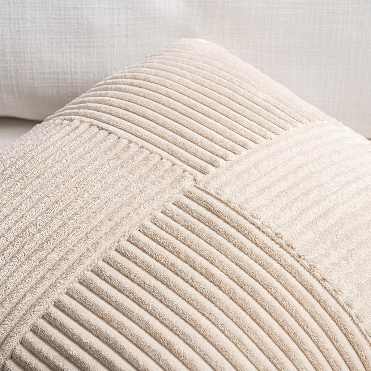 Fancy Homi 2 Packs Tan Lumbar Decorative Throw Pillow Covers 14x24 Inch for Living Room Couch Bed