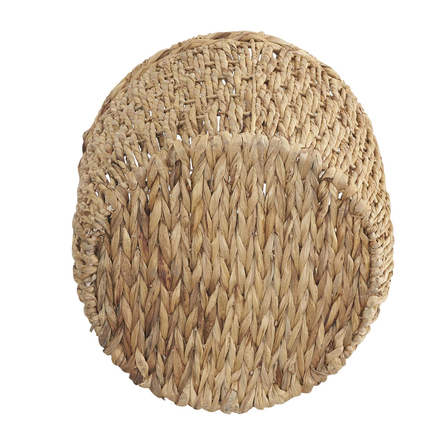 Household Essentials Tall Wicker Floor Basket, Woven Decorative Basket with Handles, Handmade