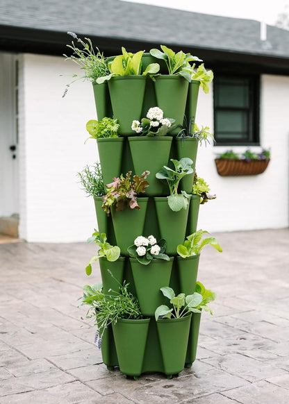 Greenstalk Patented Large 5 Tier Vertical Garden Planter with Patented Internal Watering System
