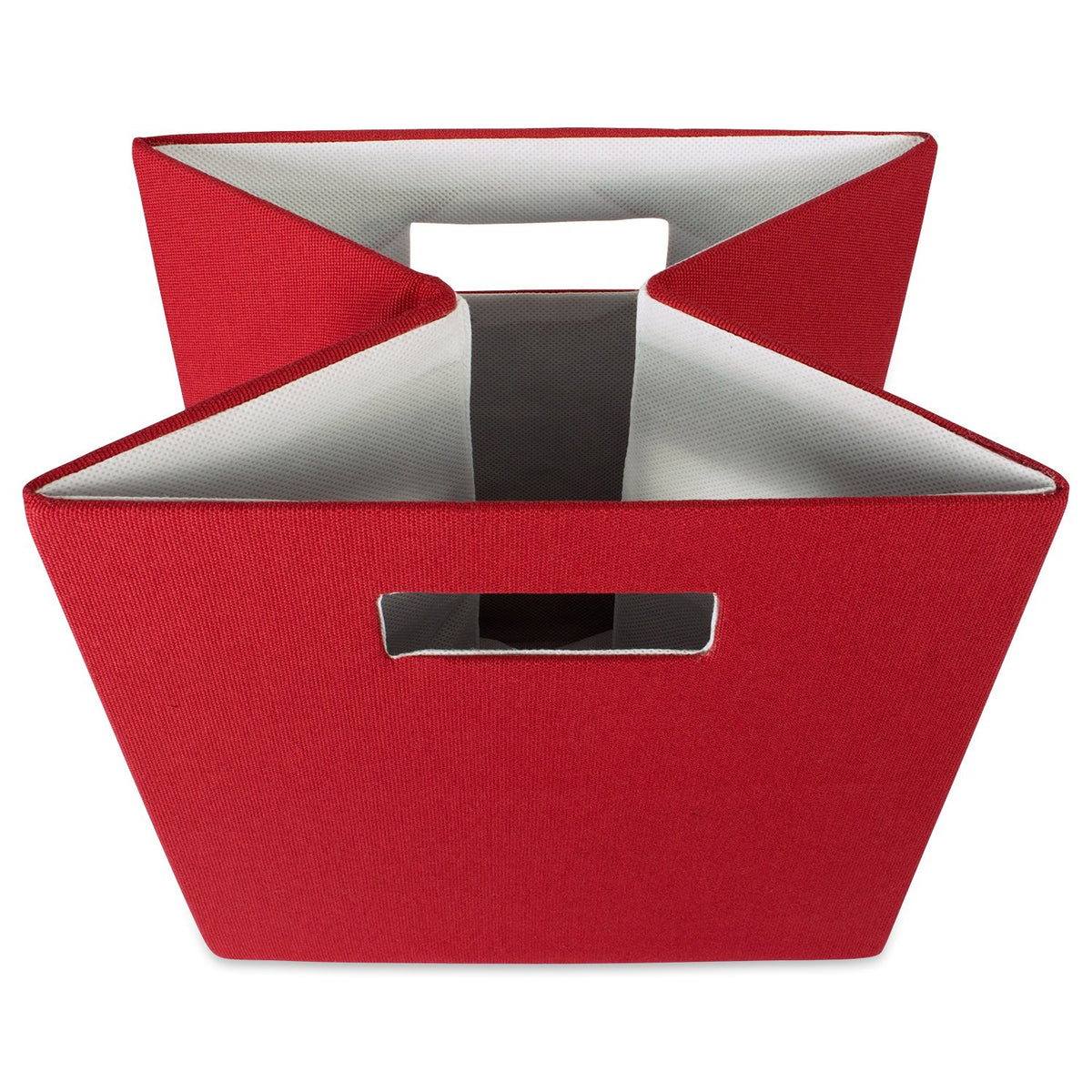 DII Fabric Storage Cube Organizer Bin 11x11x11 Foldable, Rust