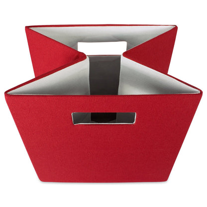 DII Fabric Storage Cube Organizer Bin 11x11x11 Foldable, Rust