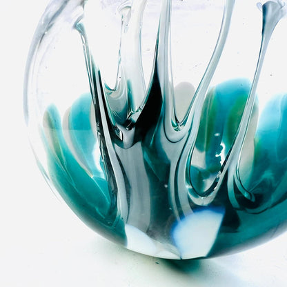 Luke Adams Handmade Glass Gazing Balls for Garden on Clearance – Hand Blown Glass Gazing Ball for