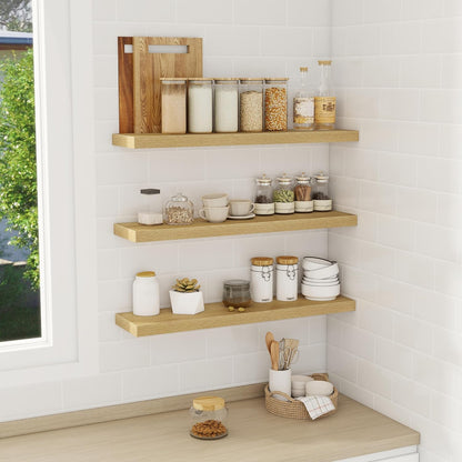 Floating Shelves Wall Shelf 30 Inch Long, Rustic Wood Bathroom Shelves 30 Inch, Farmhouse Home