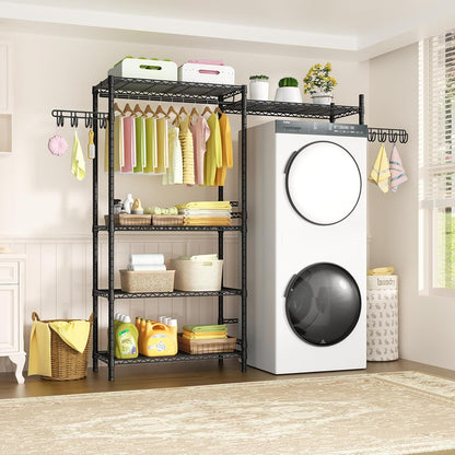 Ulif U5 Over the Washer and Dryer Storage Shelf, Laundry Room Space Saver Bathroom Storage and