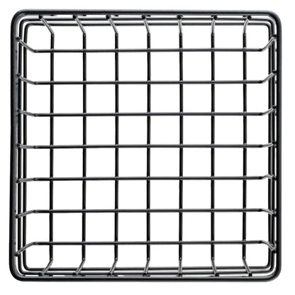 G.E.T. WB-664-MG Square Metal Storage Wire Basket for Pantry, Produce and More, 6" x 6" x 2"