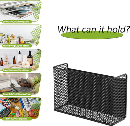 Magnetic Basket Fridge Lint Bin Dryer Ball Holder Laundry Room Organization Home Storage for Class