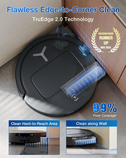 ECOVACS DEEBOT T80 Omni Robot Vacuum and Mop, 18,000Pa Suction, OZMO™ Roller Real-Time Mop Washing