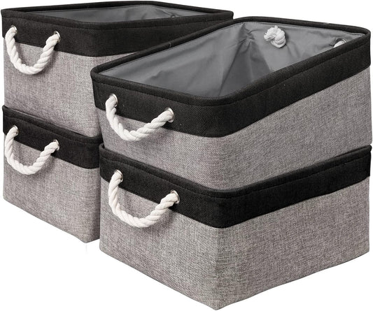 Storage Bins, Storage Cubes Storage Containers for Organizing with Handles for Organizer Bins (15.7