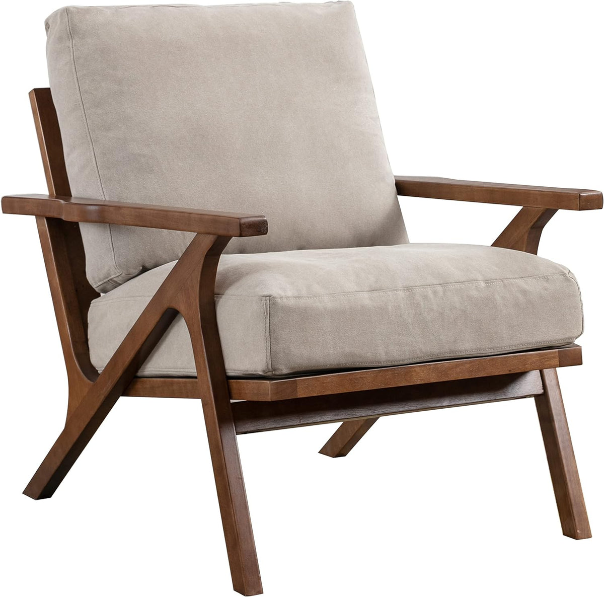 chairus Mid Century Accent Armchair Modern Upholstered Lounge Chair Compfy Leisure Arm Chair for