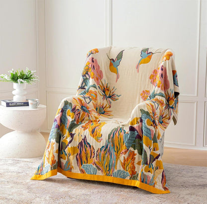MSGKV Boho Throw Blanket King Size Warm Blanket for Couch and Sofa Blankets Cover for Living Room