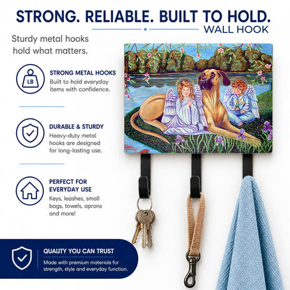 Caroline's Treasures 7507TH68 Angels with Great Dane Leash or Key Holder, Wall Hooks, Key Hooks