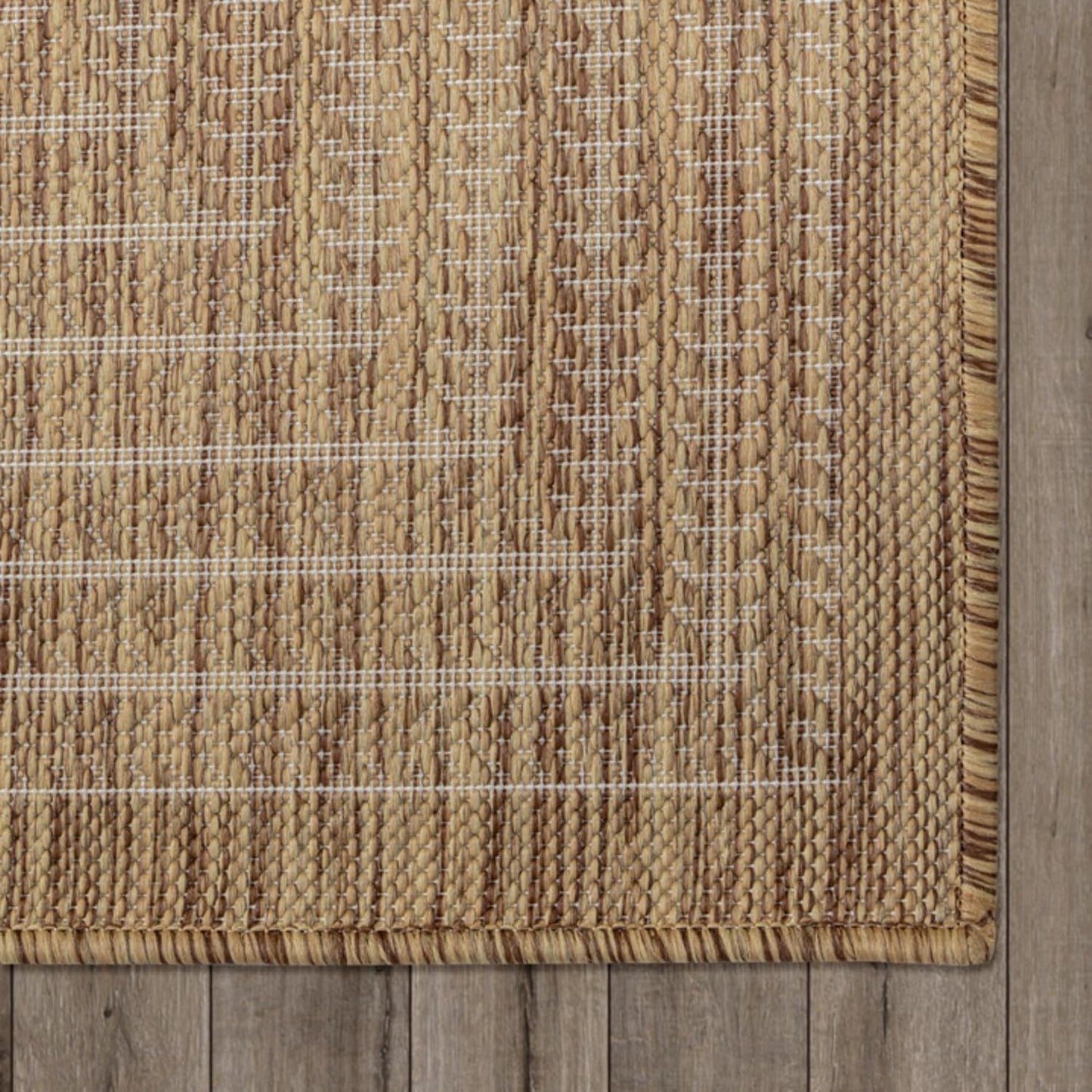 Adiva Rugs Outdoor Indoor Area Rug, Weather Resistant, Easy to Clean, Stain Resistant Floor Mat for